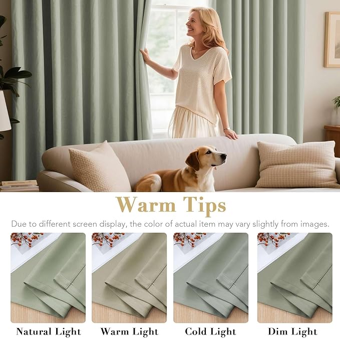 H.VERSAILTEX Blackout Curtains for Bedroom Thermal Insulated Room Darkening