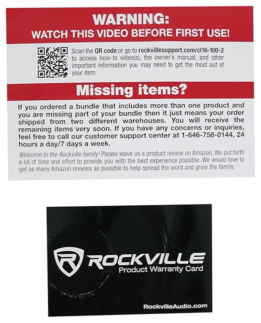 Rockville CL16-100-2 CL2 Rated 16 AWG 100' Speaker Wire, In-Wall and Ceil...