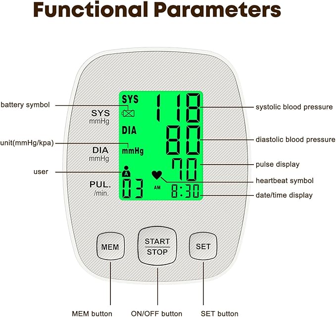 Arm Blood Pressure Monitor