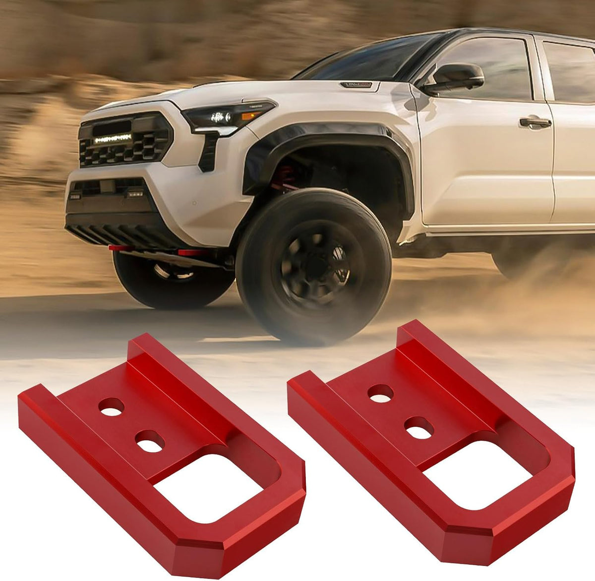 Tow Hooks for Tacoma 2024-2026/4Runner/Land Cruiser 250 Red