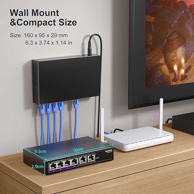 10Gbe Ethernet Switch Unmanaged