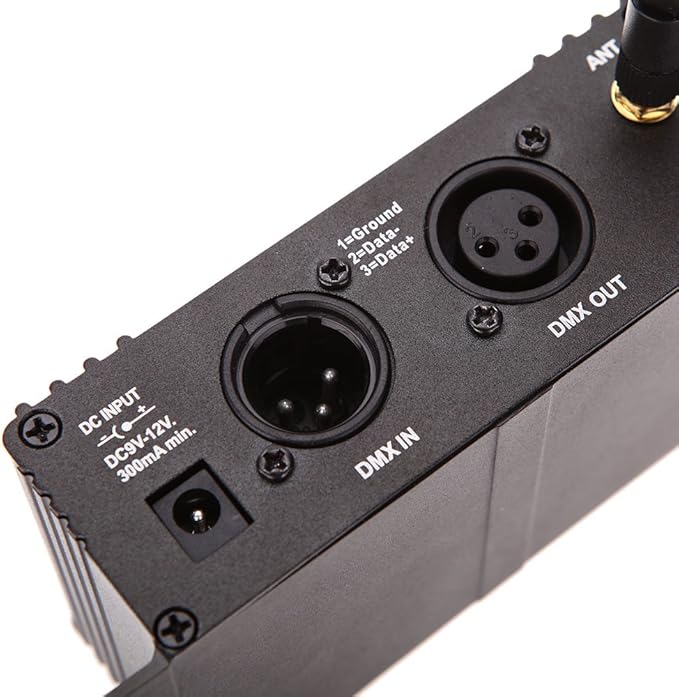 CaalLogt DMX512 Controller 2.4G Wireless Controller Transmitter Receiver LCD