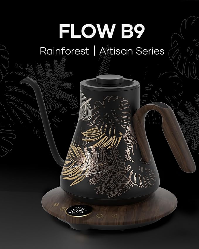 Cocinare FLOW B9 Gooseneck Electric Kettle, Precise Temperature Control