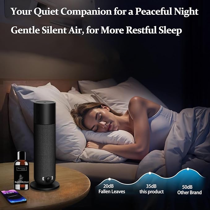 Smart Waterless Essential Oil Diffuser, Scent Air Machine