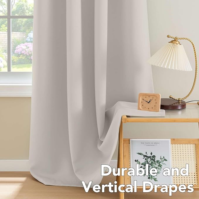 H.VERSAILTEX Extra Long Room Darkening Window Treatment Panels