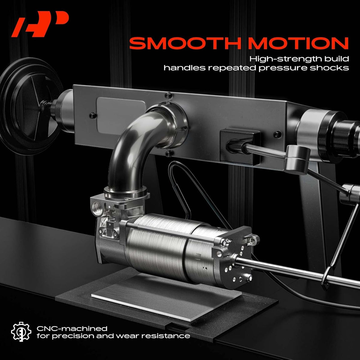 A-Premium Air Suspension Compressor Pump with Bracket Compatible with BMW