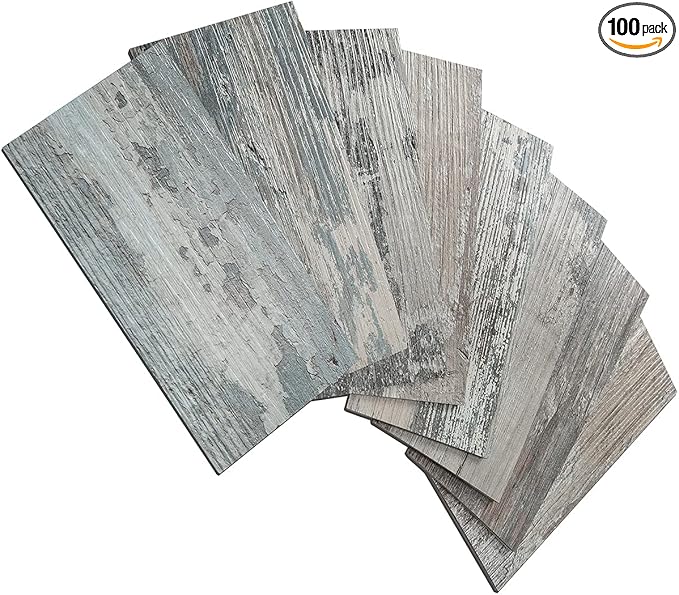 AULIGET 100-Piece Subway Tiles Peel and Stick Backsplash PVC Tile, Laundry Room