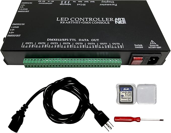 CANRIA K8 ARTNET+DMX CONSOLE LED CONTROLLER, Suitable