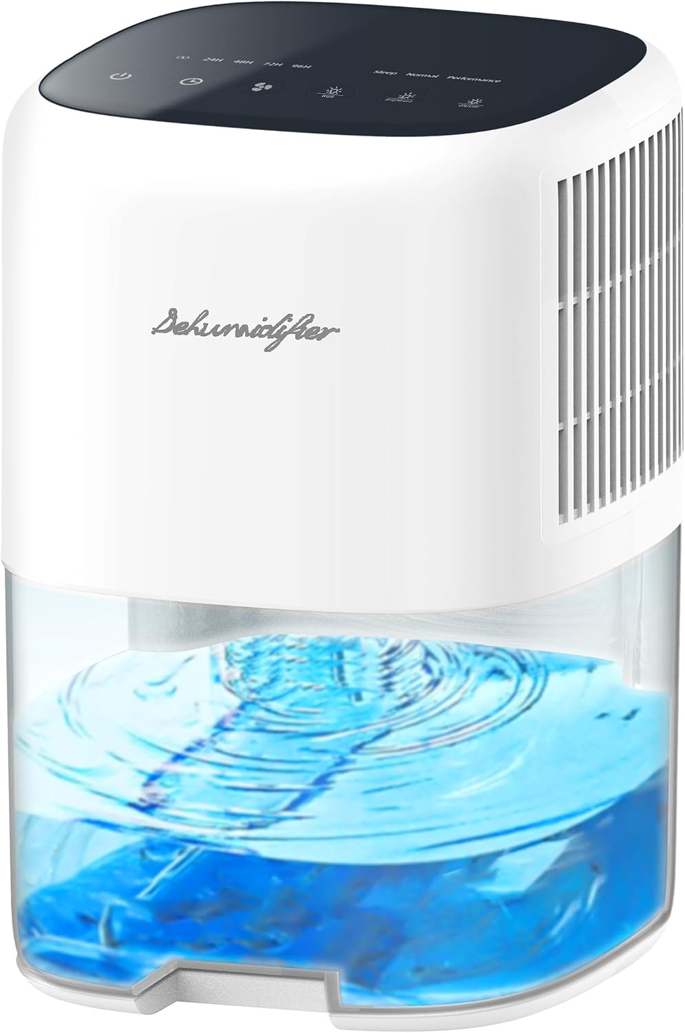 Small Dehumidifier for Home 44OZ Quiet with Auto Off & Defrost 5 Timers 3...