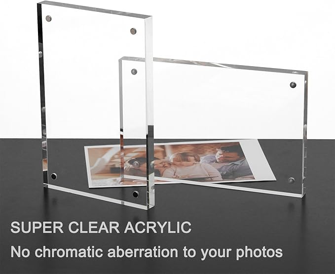 Meetu Acrylic Picture Frame 5x7 (5 Pack)