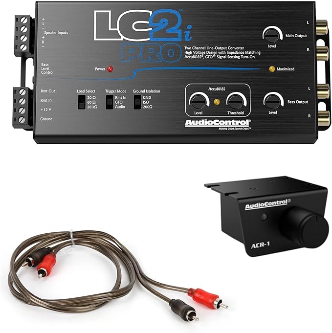 AccuBASS 2-Ch Line Out Converter Kit