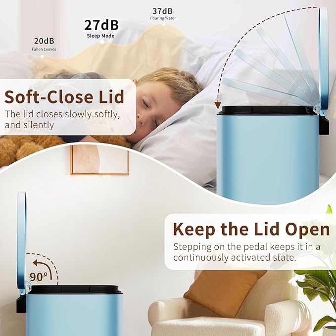 PayLessHere Stainless Steel Trash Can