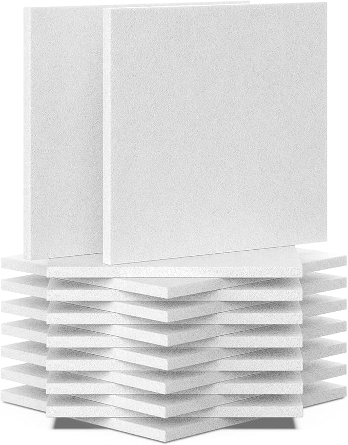 BXI Sound Absorber, Sound Absorbing Panels Reduce Echo Reverb, Tackable (16Pcs)
