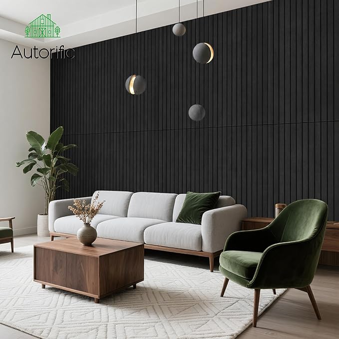 4 Pack Acoustic Panels, 47.2”x23.6” Decorative Large Acoustic Wall Panels
