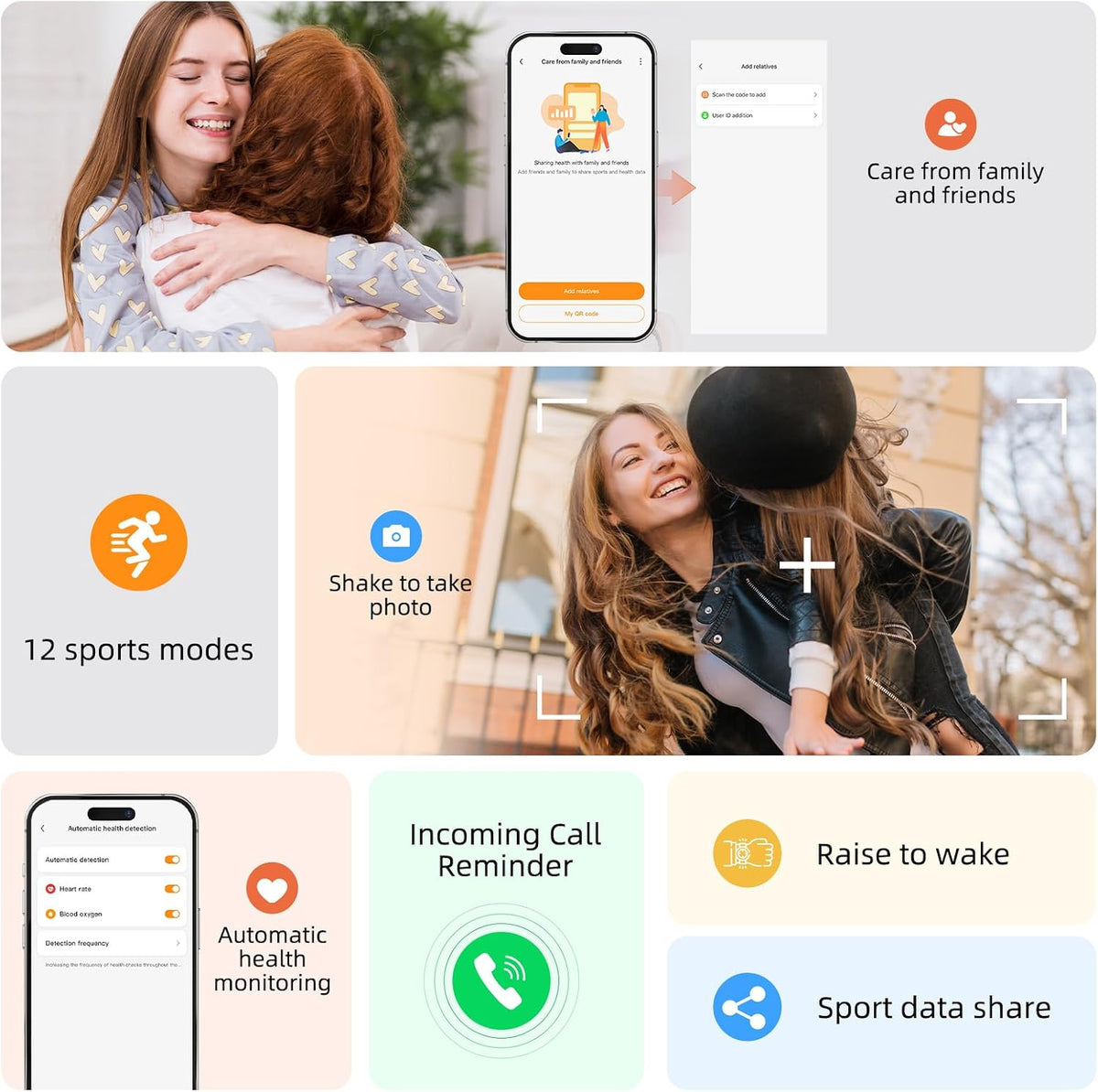 Smart Bracelet for Men Women 15-Day Battery Fitness Tracker