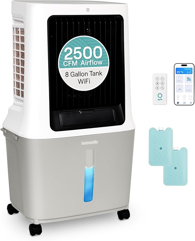 SereneLife Portable Swamp Cooler Air Conditioner