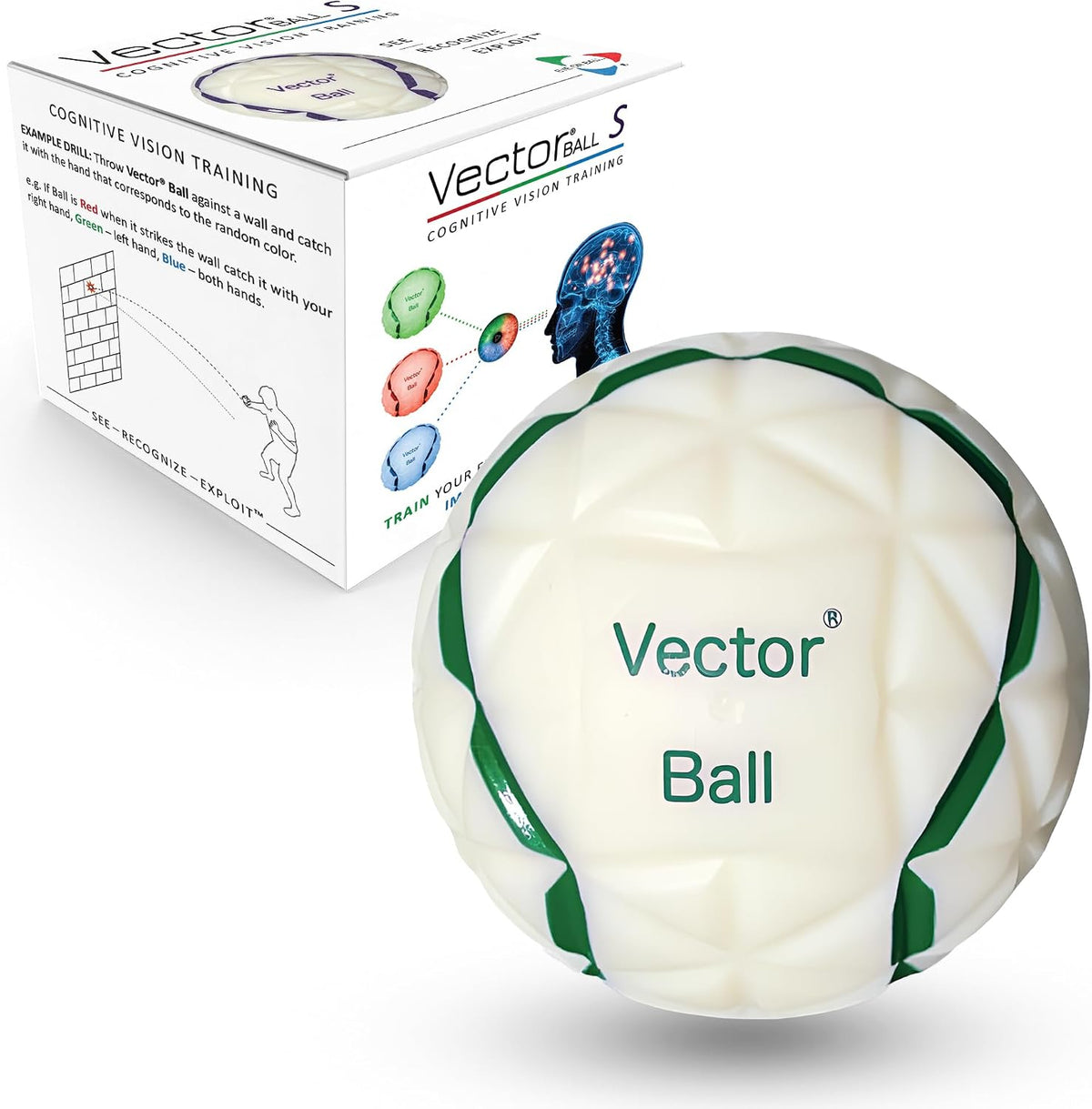 Vector Ball S Impact Color-Changing Neuro-Visual Reaction Ball