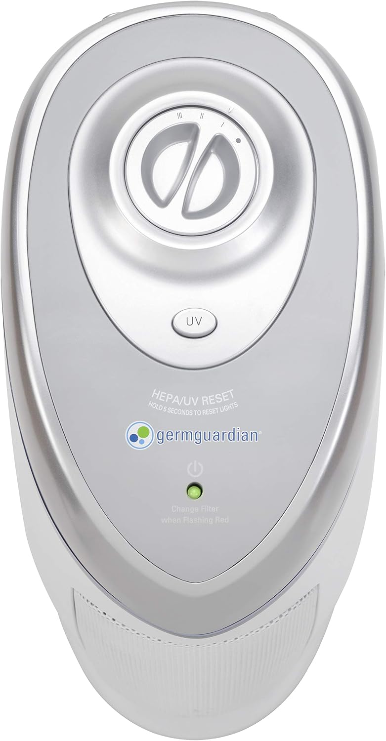 GermGuardian HEPA Air Purifier Tower - 22" - White - AC4825W