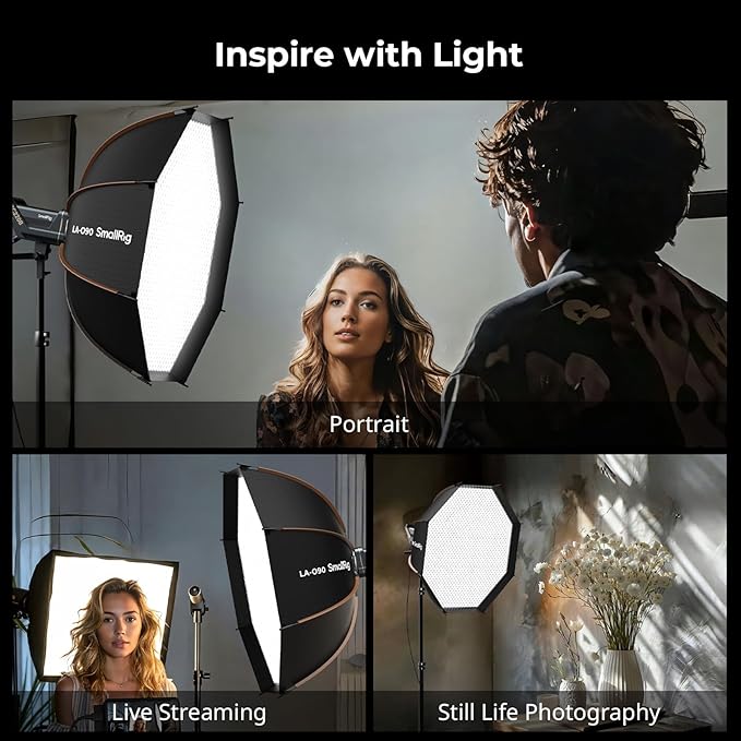 SmallRig 35"/90cm Softbox LA-O90 Quick Release Octagon Soft Box