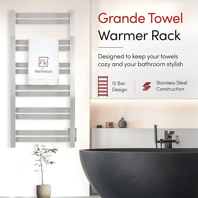 WarmlyYours Heated Towel Warmer
