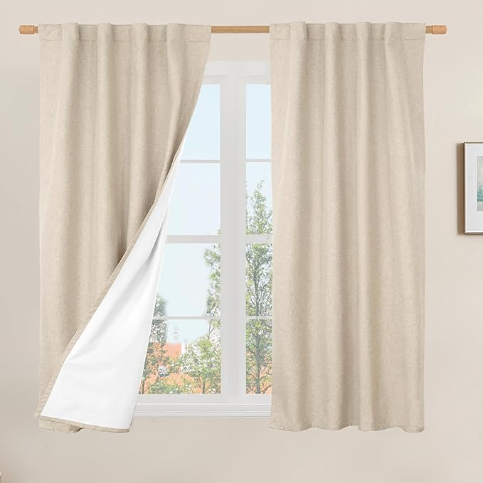 LAMIT 100% Blackout Window Curtains
