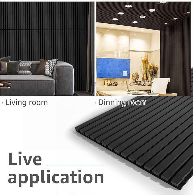 Art3d 2 Wood Slat Acoustic Panels (2-Pack)