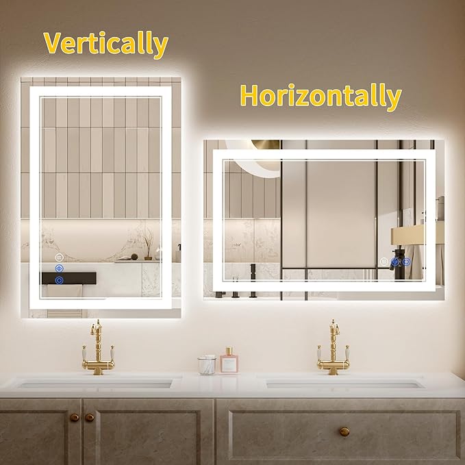 30"x36" LED Bathroom Mirror