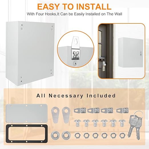 Cold Rolled Steel Electrical Box 20'' x 16'' x 8'' In...