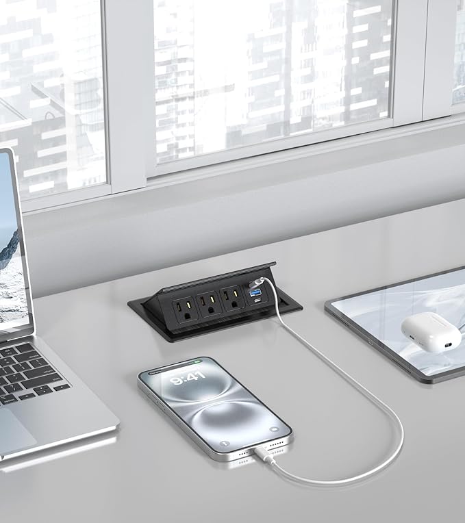 Recessed Conference Table Power Hub