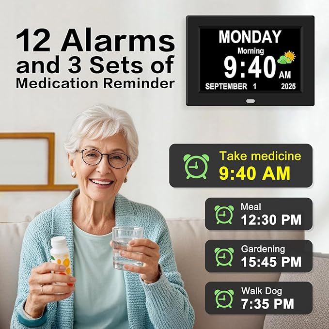 11'' Large Display Digital Alarm Clock