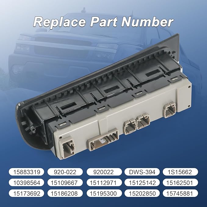 DICMIC Front Driver Side Master Power Window Switch and Door Lock & Black...