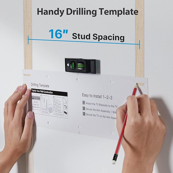 Pipishell Full-Motion TV Wall Mount