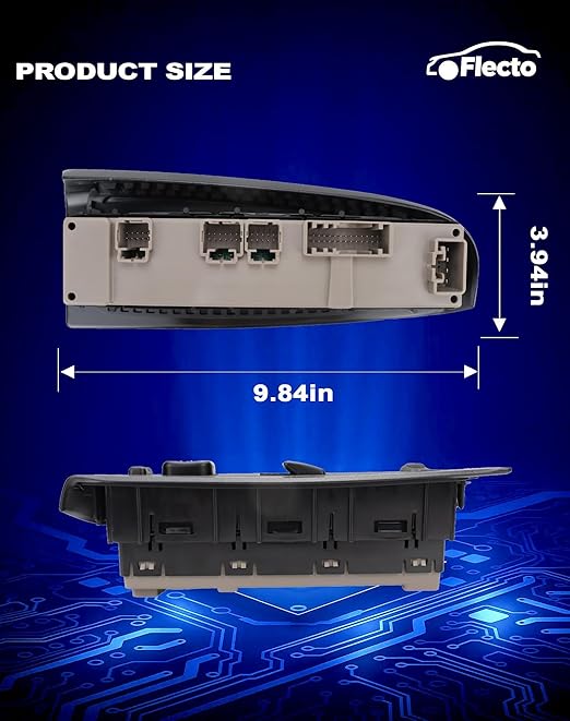 Flecto Master Power Window Switch Driver Side 15883318