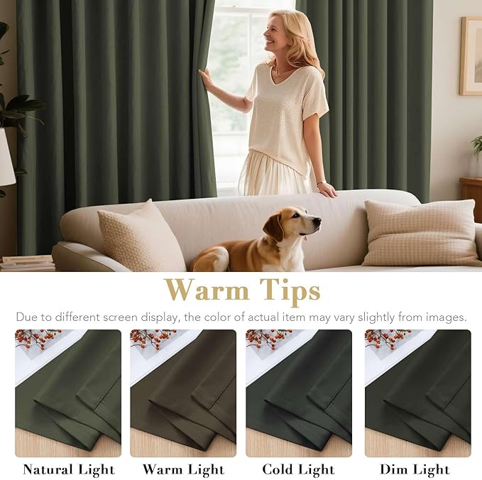 H.VERSAILTEX Blackout Curtains for Bedroom Thermal Insulated Room Darkening