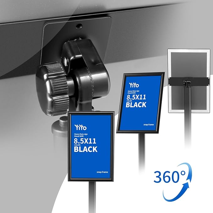 YIYO Sign Stand Poster Stand,adjustable heavy duty pedestal Sign Holder Floor
