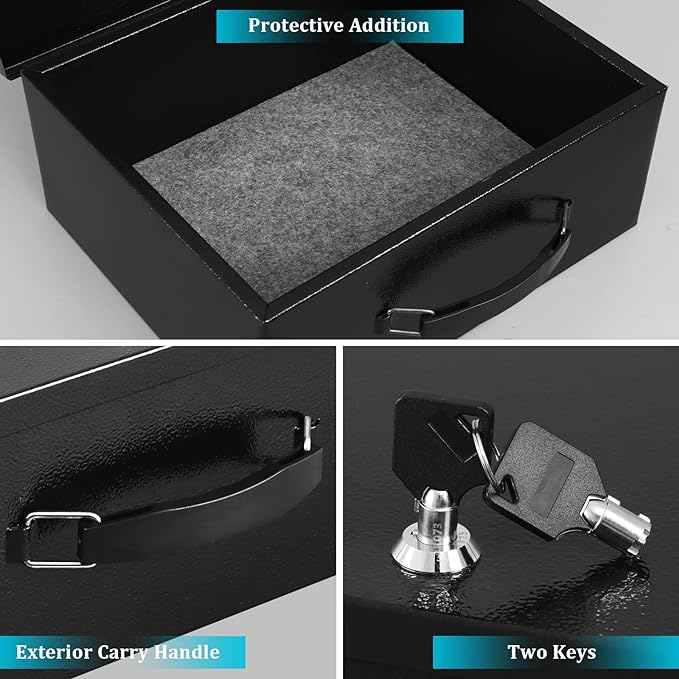 Dalmbox Portable Metal Safe Box
