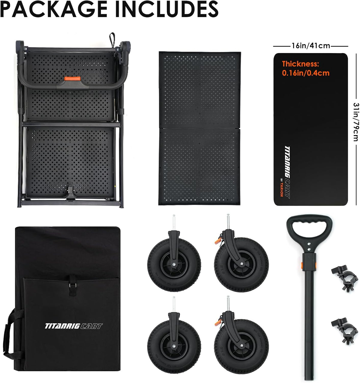 TARION Video Production Camera Cart Mobile Workstation Titanrig Cart Basic