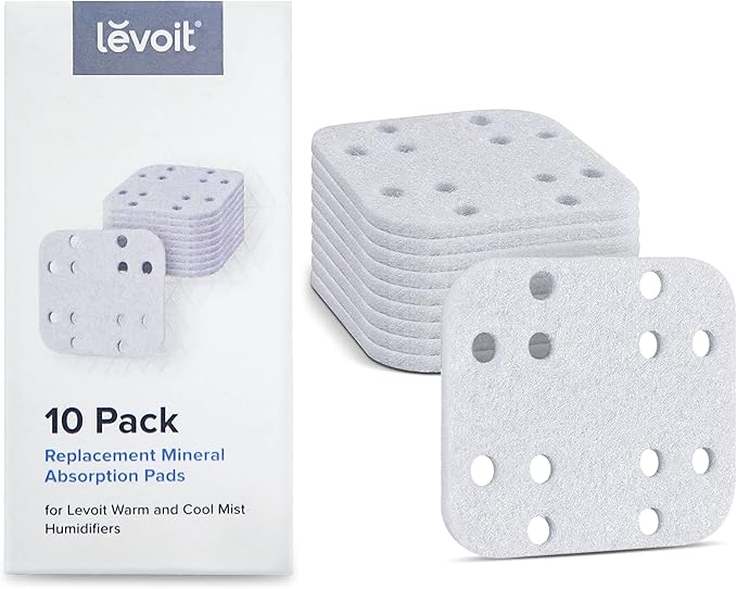 LEVOIT OasisMist Smart Cool and Warm Mist Humidifiers & 10-Pack Top Fill