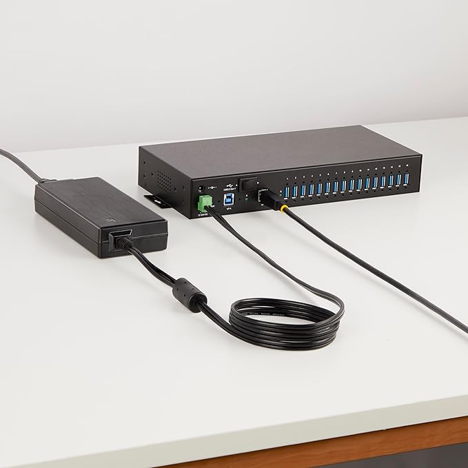 StarTech.com 16-Port Industrial USB 5Gbps Hub
