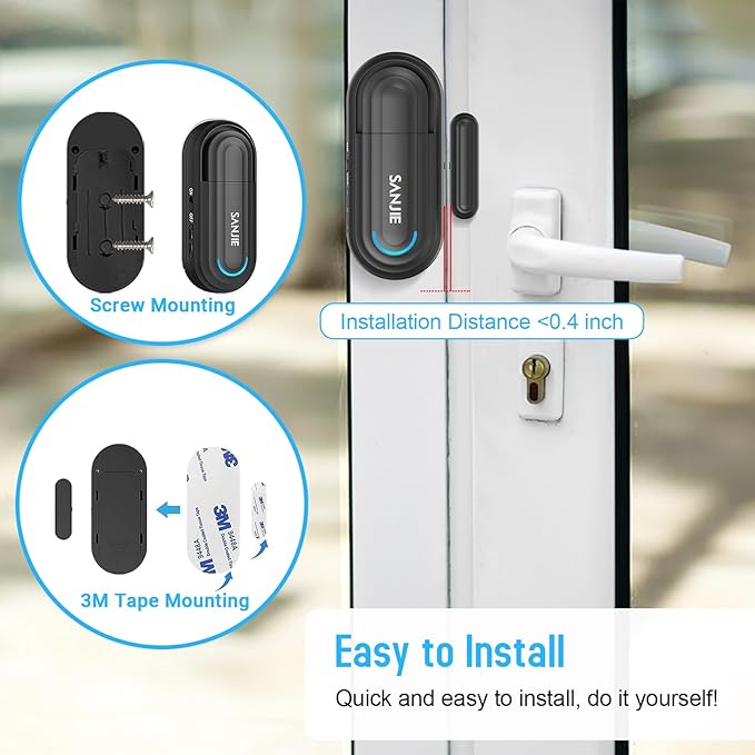 SanJie Door Alarm for Kids Safety