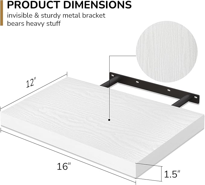 Fun Memories Floating Shelves (2 Pack)