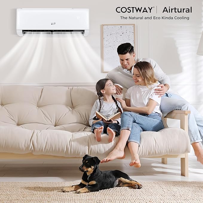 COSTWAY 18, 000 BTU Mini Split Air Conditioner, Energy Star,