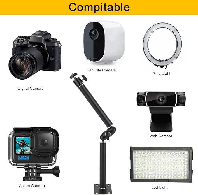 Mippko Articulating Wall Mount Camera Arm