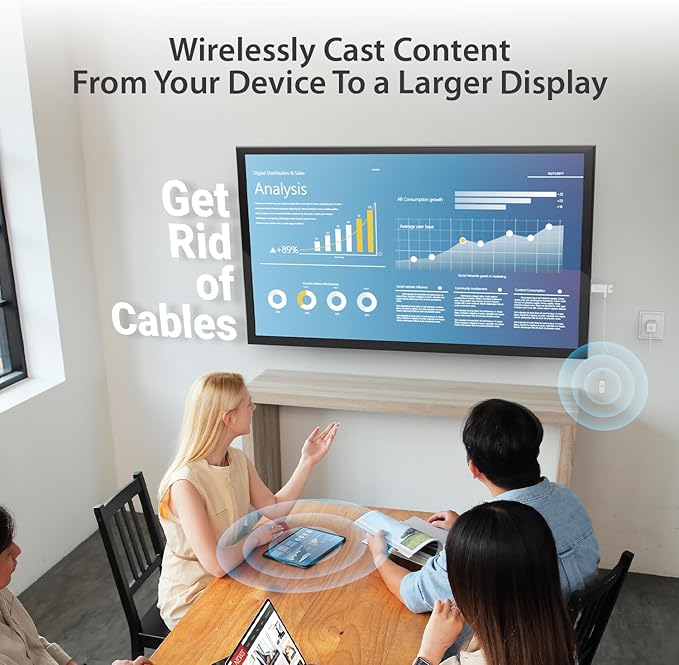 j5create ScreenCast 4K Max Wireless Display Adapter