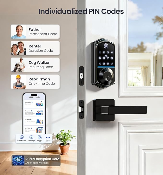 Veise VE017-B Fingerprint Smart Lock