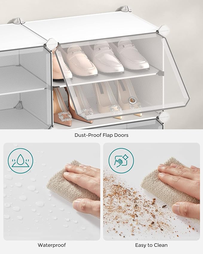 SONGMICS Shoe Rack Organizer, 6-Tier Shoe Storage Cabinet