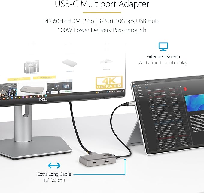 StarTech.com 4-in-1 USB C Hub