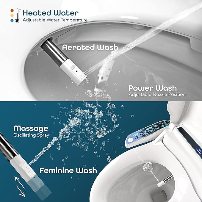 BidetMate 2000 Series Electric Bidet Toilet Seat