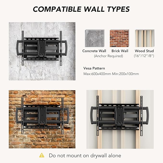 Full Motion TV Wall Mount Bracket