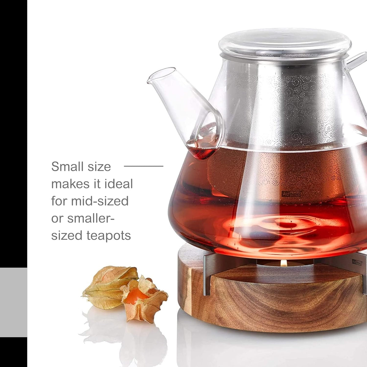 AdHoc Tuto Decorative Teapot and Food Warmer - Portable Warmer for Food &...